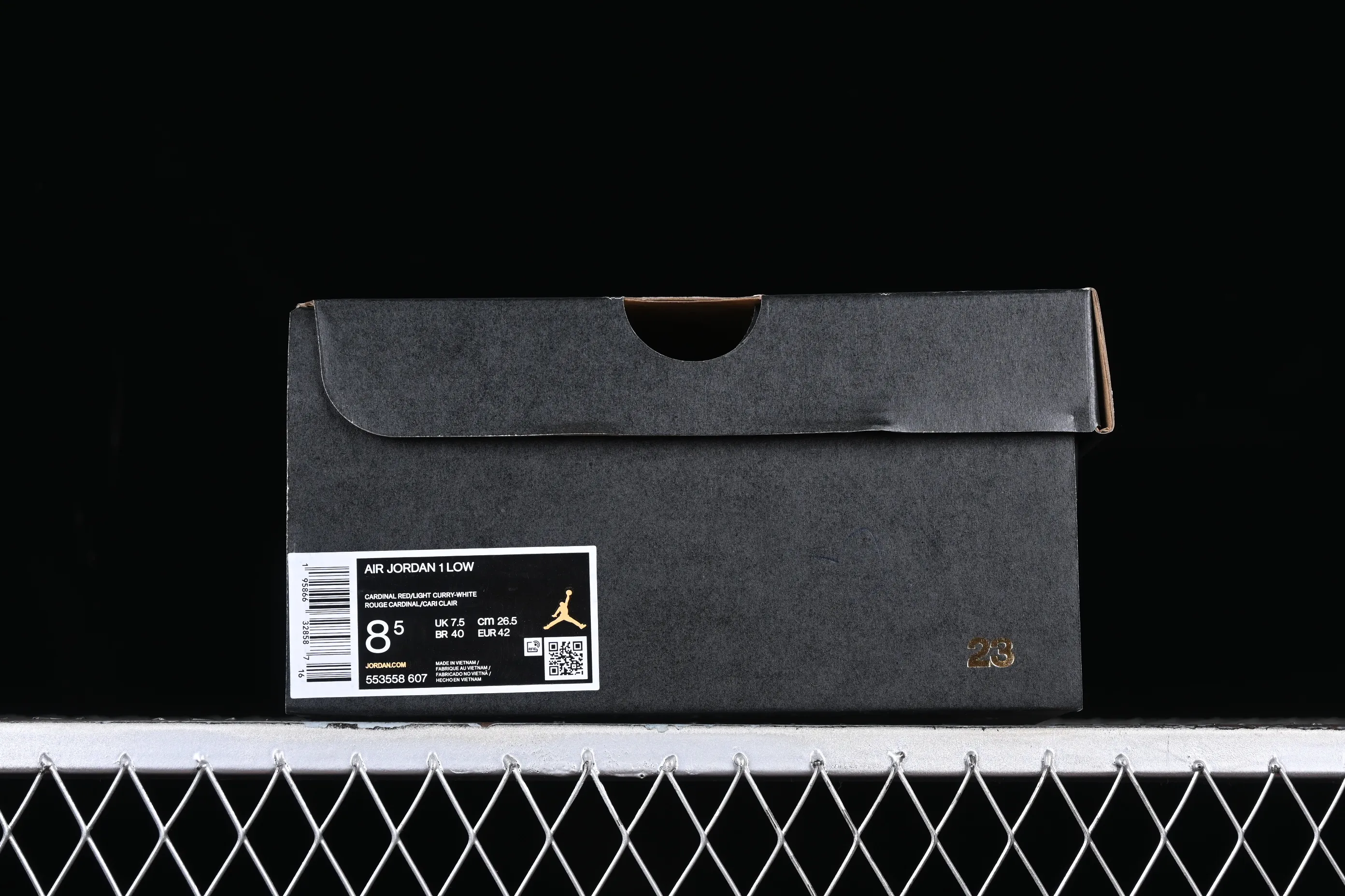 All categories Air Jordan Jordan series basketball shoes Air Jordan 1 Low G version pure original Air Jordan 1 Low AJ1 Joe 1 new white and red low-end basketball shoes 553558-607
